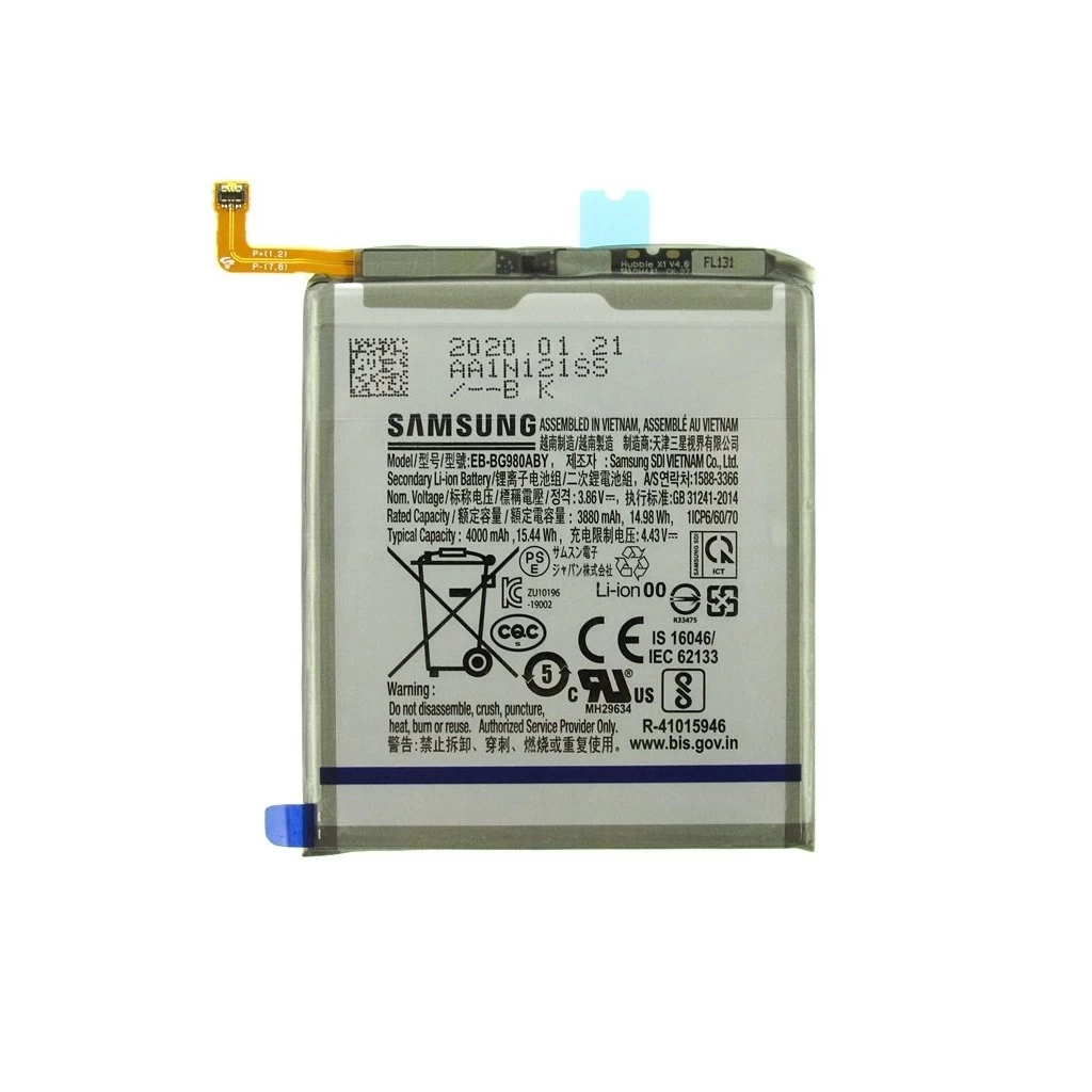 EB-BG980ABY Samsung Li-Ion akkumulátor 4000mAh (Service pack)