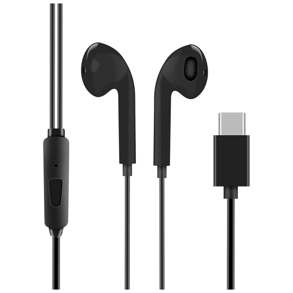 OBAL:ME vezetékes fülhallgató USB-C fekete OBAL:ME vezetékes fülhallgató USB-C fekete