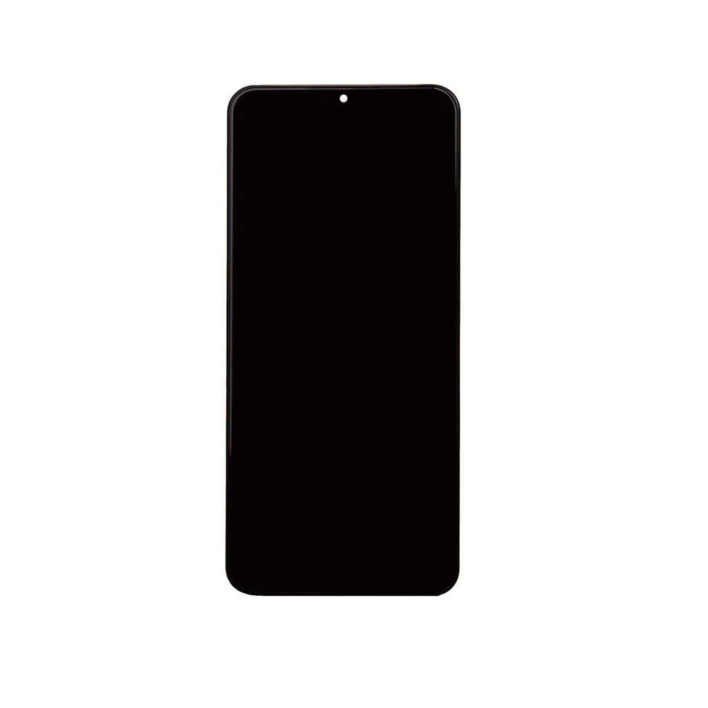 LCD kijelző + Touch Unit Samsung A137F Galaxy A13 készülékhez fekete (Service Pack)