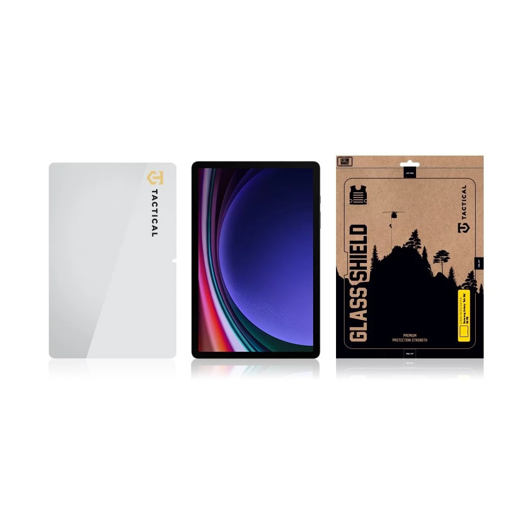 Tactical üvegfólia Samsung Galaxy Tab S9/S9 FE készülékhez átlátszó