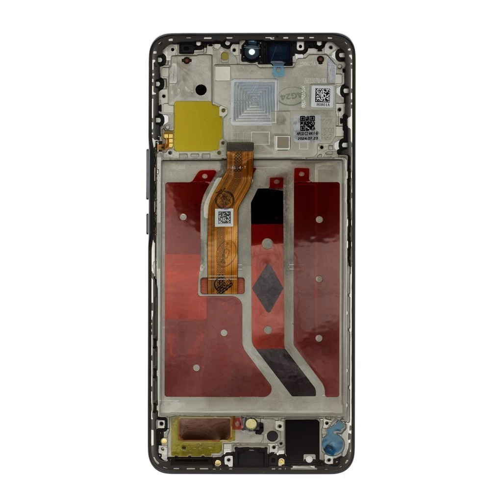 LCD kijelző + érintőpanel + elülső üveg Honor Magic6 Lite készülékhez fekete