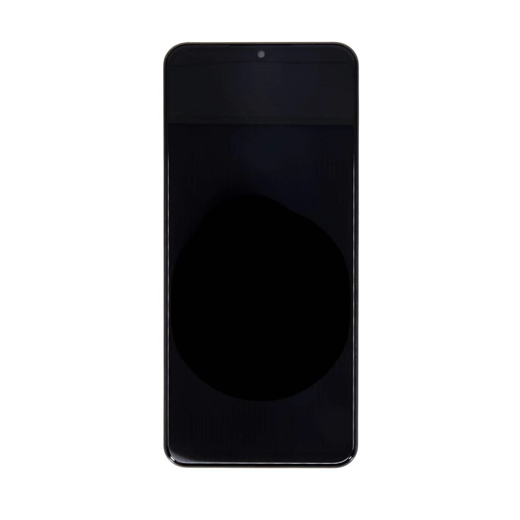 LCD kijelző + érintő egység Samsung M135 Galaxy M13 készülékhez fekete (Service Pack)