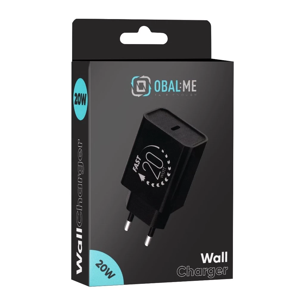 OBAL:ME fali töltő USB-C 20W fekete