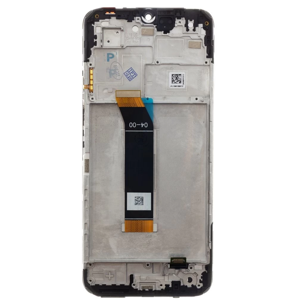 LCD kijelző + érintő egység + elülső tok Poco M4 5G/M5 készülékhez