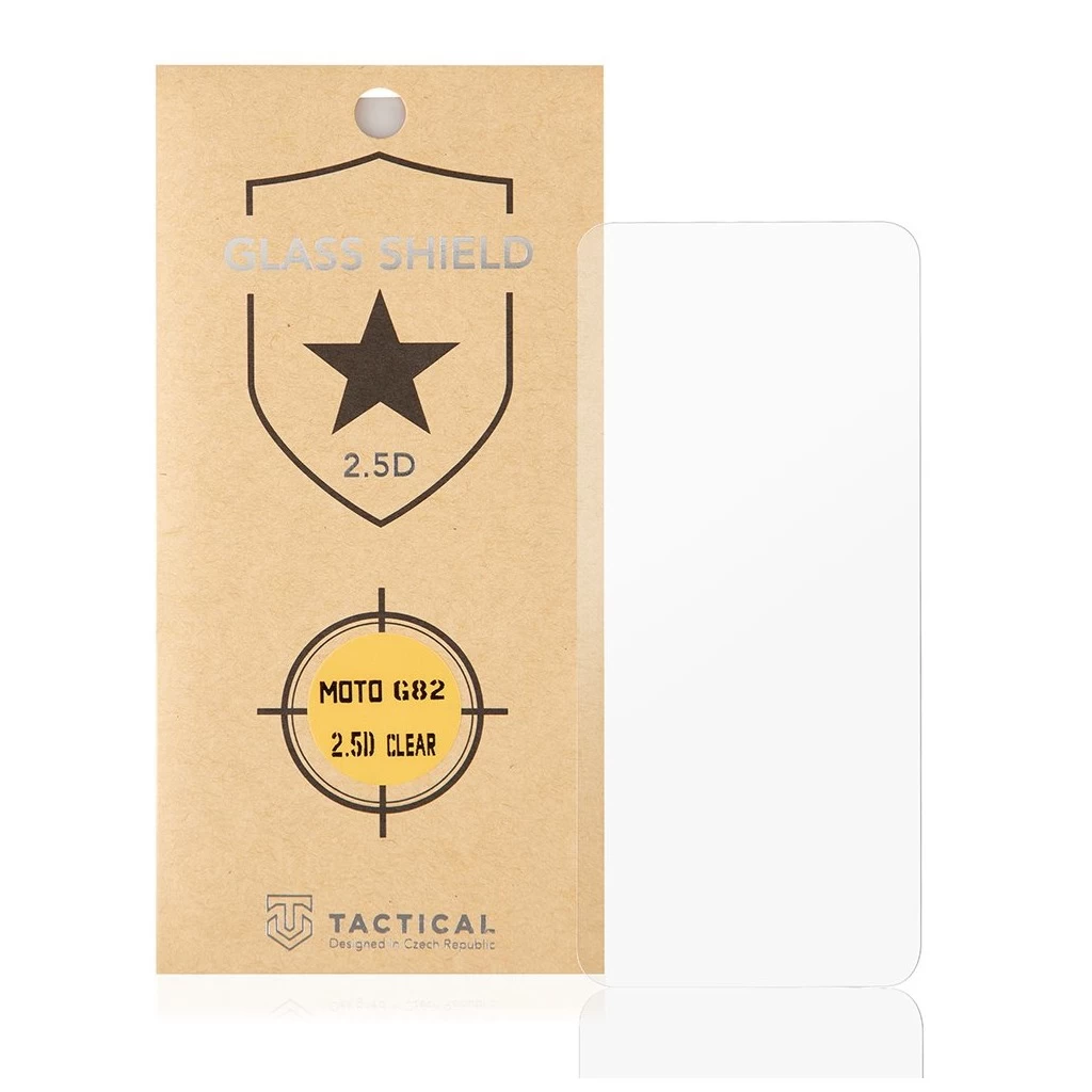 Tactical Glass Shield 2.5D – Motorola G82 5G készülékhez – átlátszó