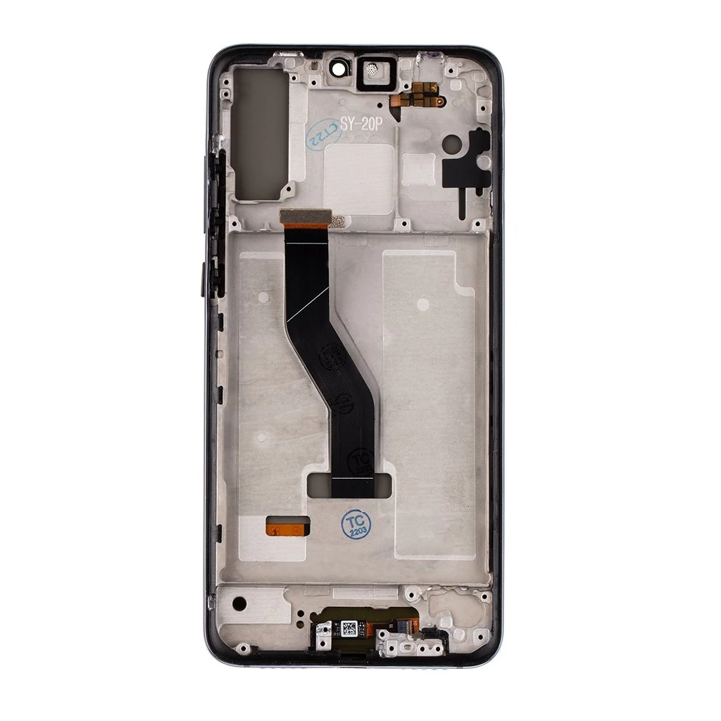 LCD kijelző + érintő egység + elülső burkolat Huawei P20 Pro készülékhez fekete OLED