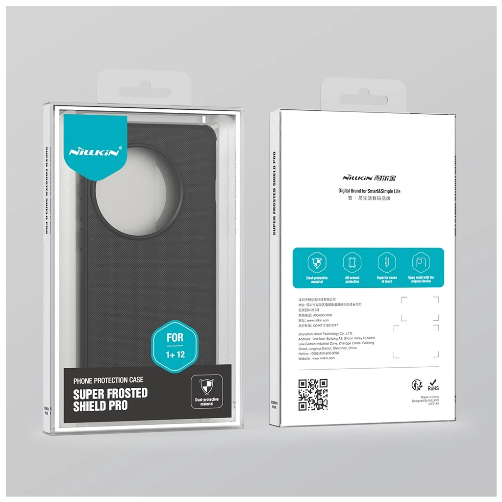 Nillkin Super Frosted PRO tok OnePlus 12 készülékhez fekete