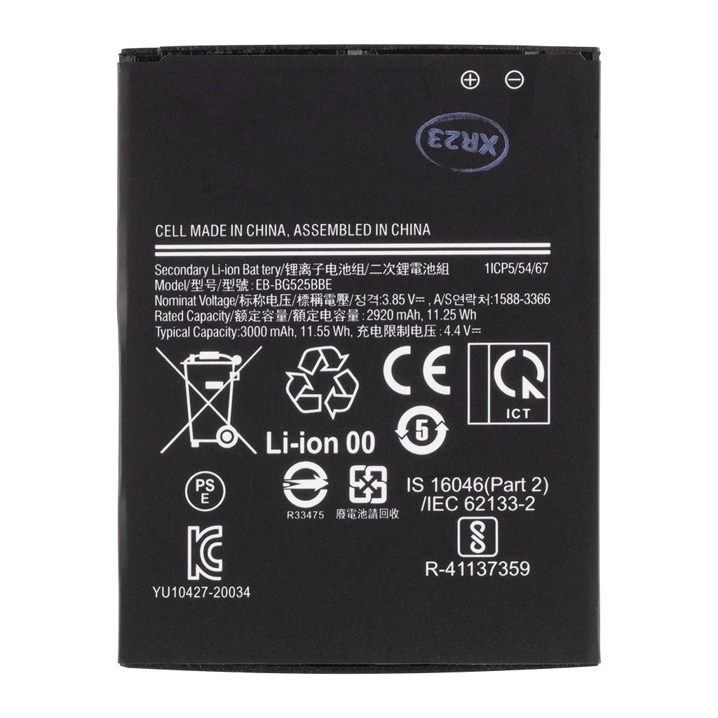 EB-BG525BBE akkumulátor Samsung Li-Ion 3000mAh (OEM)