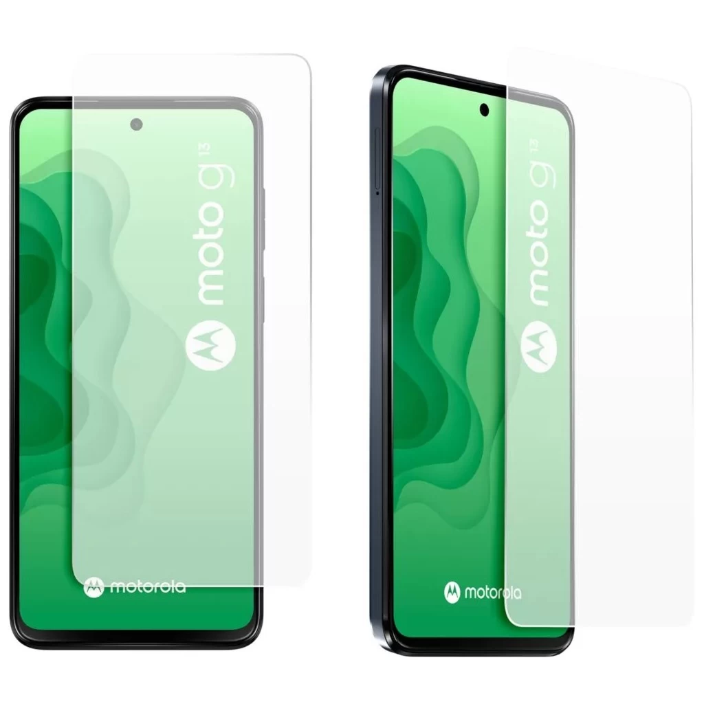 CASR TPU tok + edzett üveg kijelzővédő Motorola G13/G23 készülékhez fekete