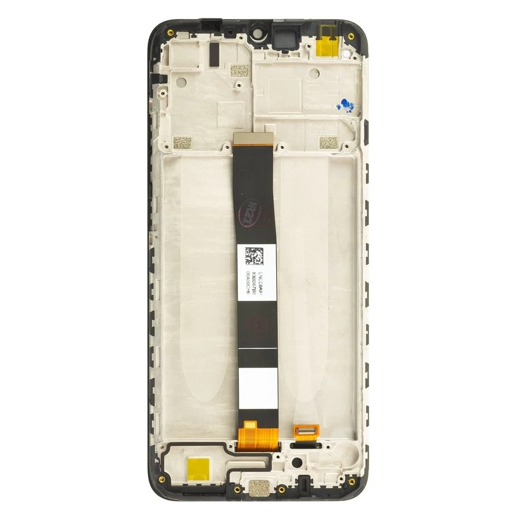 LCD kijelző + érintőegység + elülső tok Xiaomi Redmi 9A/9C/9AT készülékhez