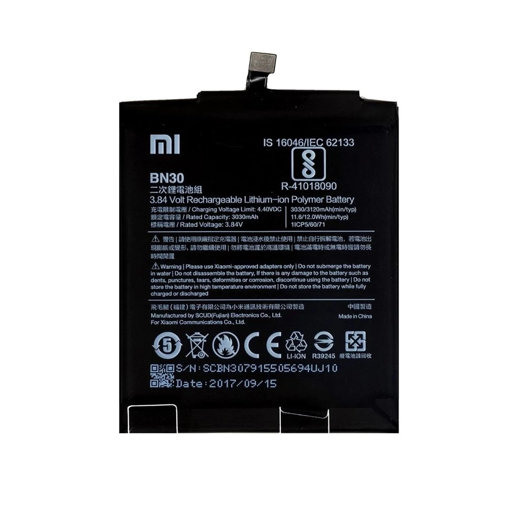 BN30 Xiaomi eredeti akkumulátor 3030mAh (Service Pack)