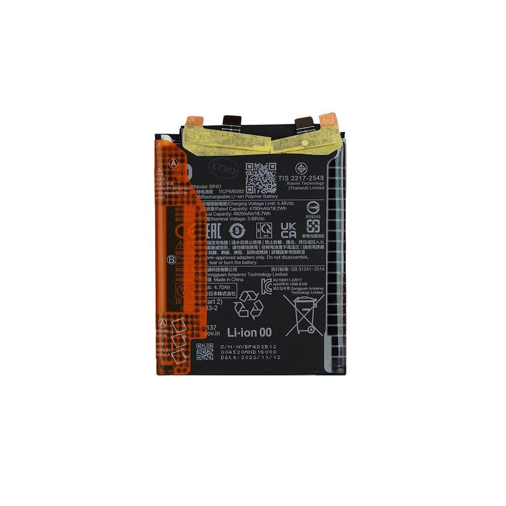 BP4D Xiaomi eredeti akkumulátor 4820mAh (Service Pack)