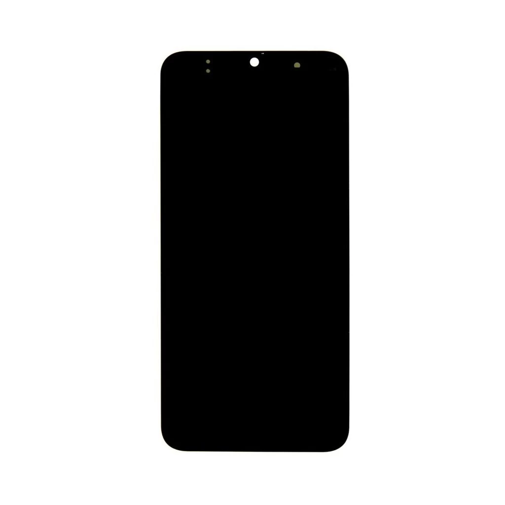 LCD kijelző + Touch Unit + elülső tok Samsung A505 Galaxy A50 készülékhez fekete
