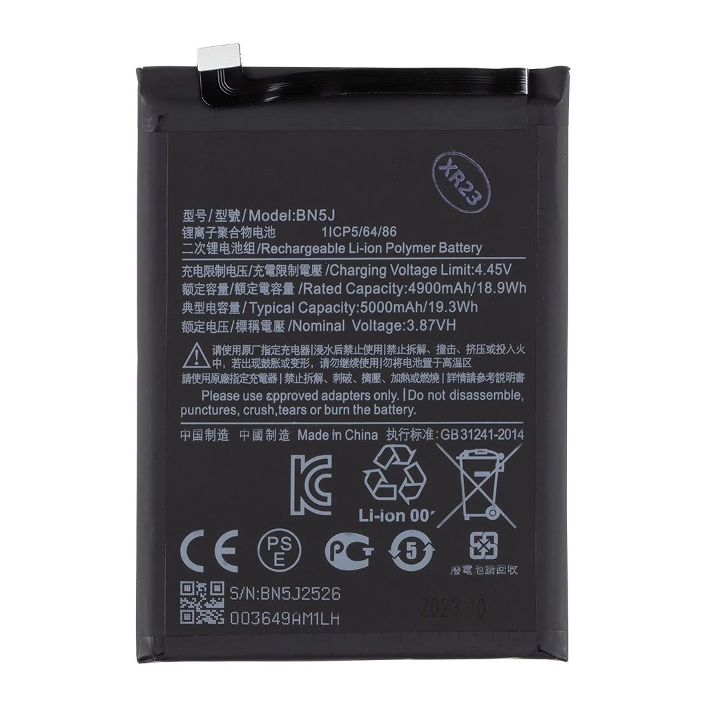 BN5J Xiaomi akkumulátor 5000mAh (OEM)