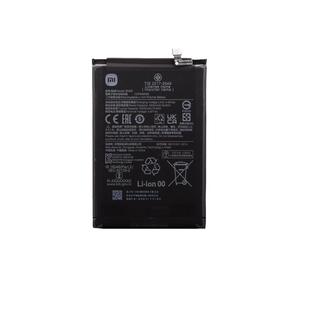 BN5G Xiaomi Original Battery akkumulátor 5000mAh (Service Pack)
