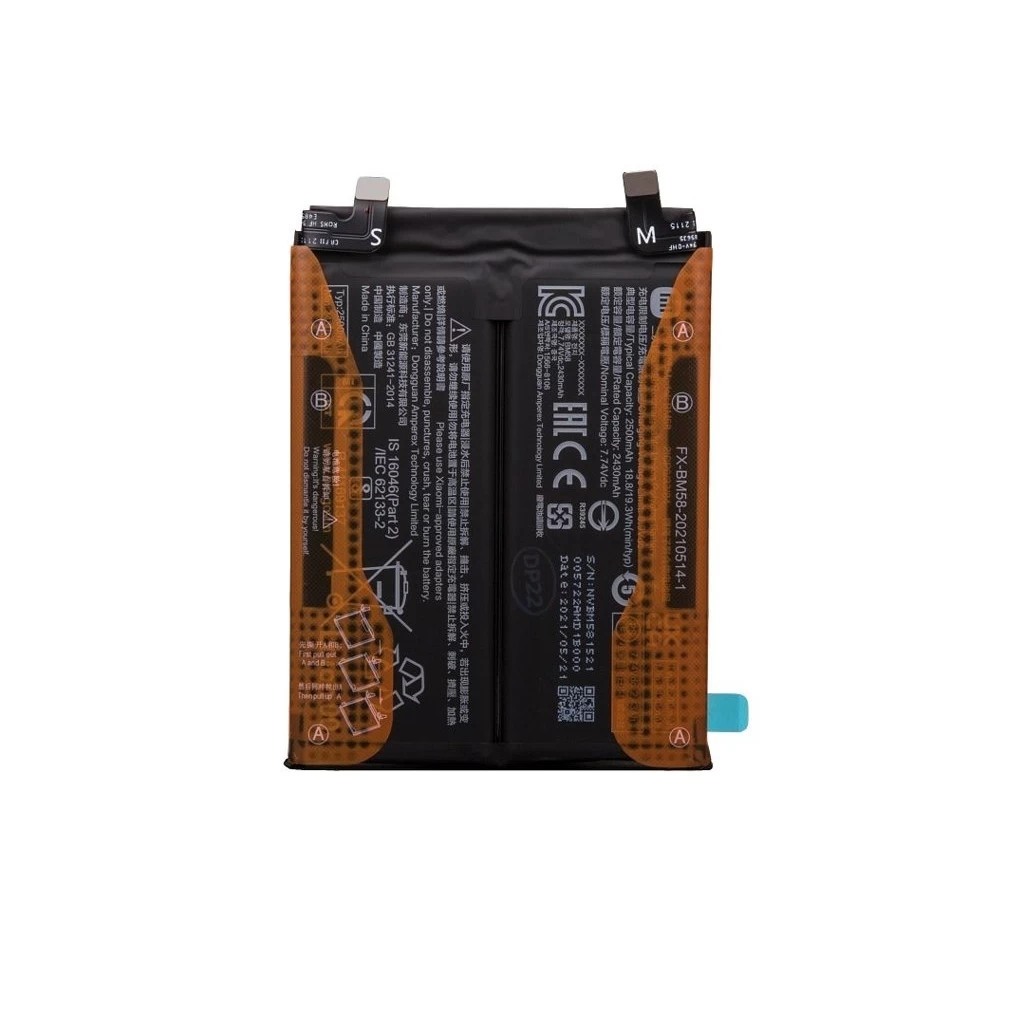 BM58 Xiaomi eredeti akkumulátor 5000mAh (Service Pack)