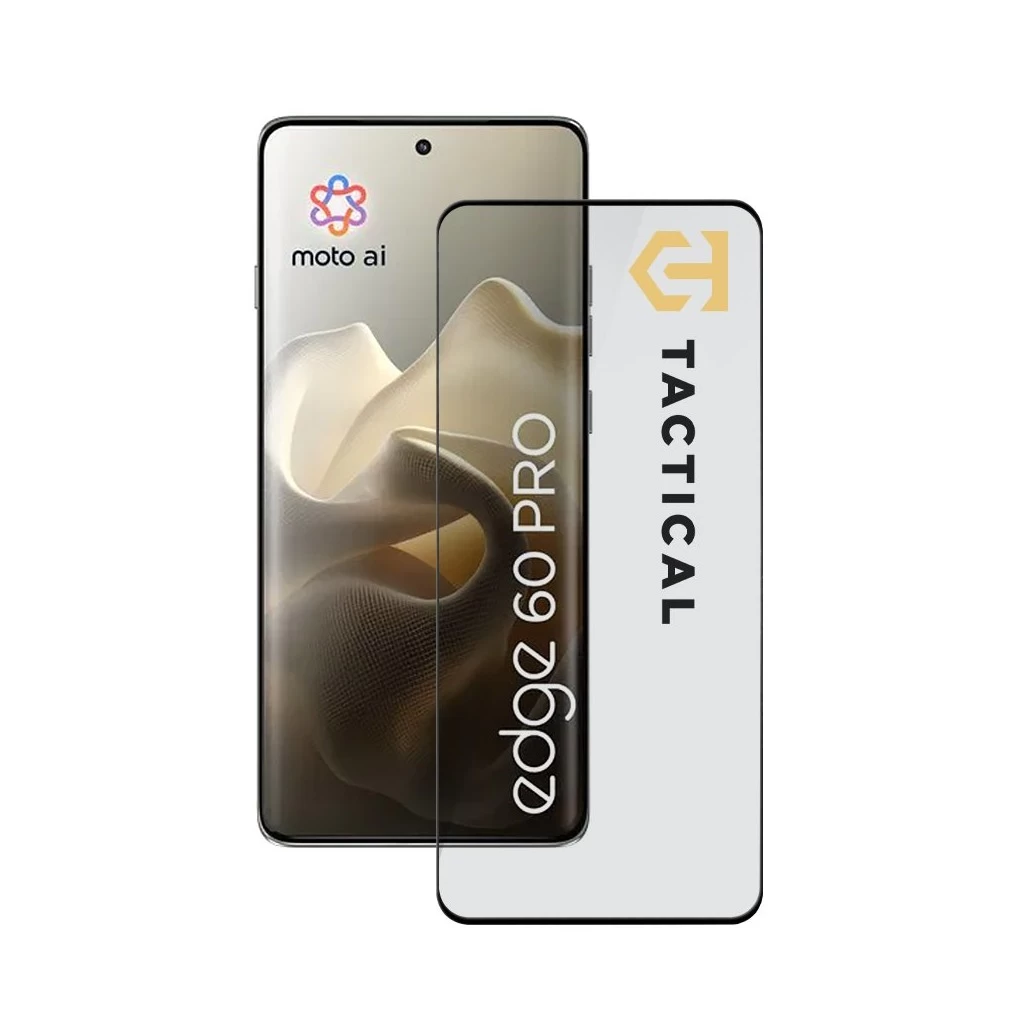 Tactical Glass Shield 5D Motorola Edge 60 Pro készülékhez fekete