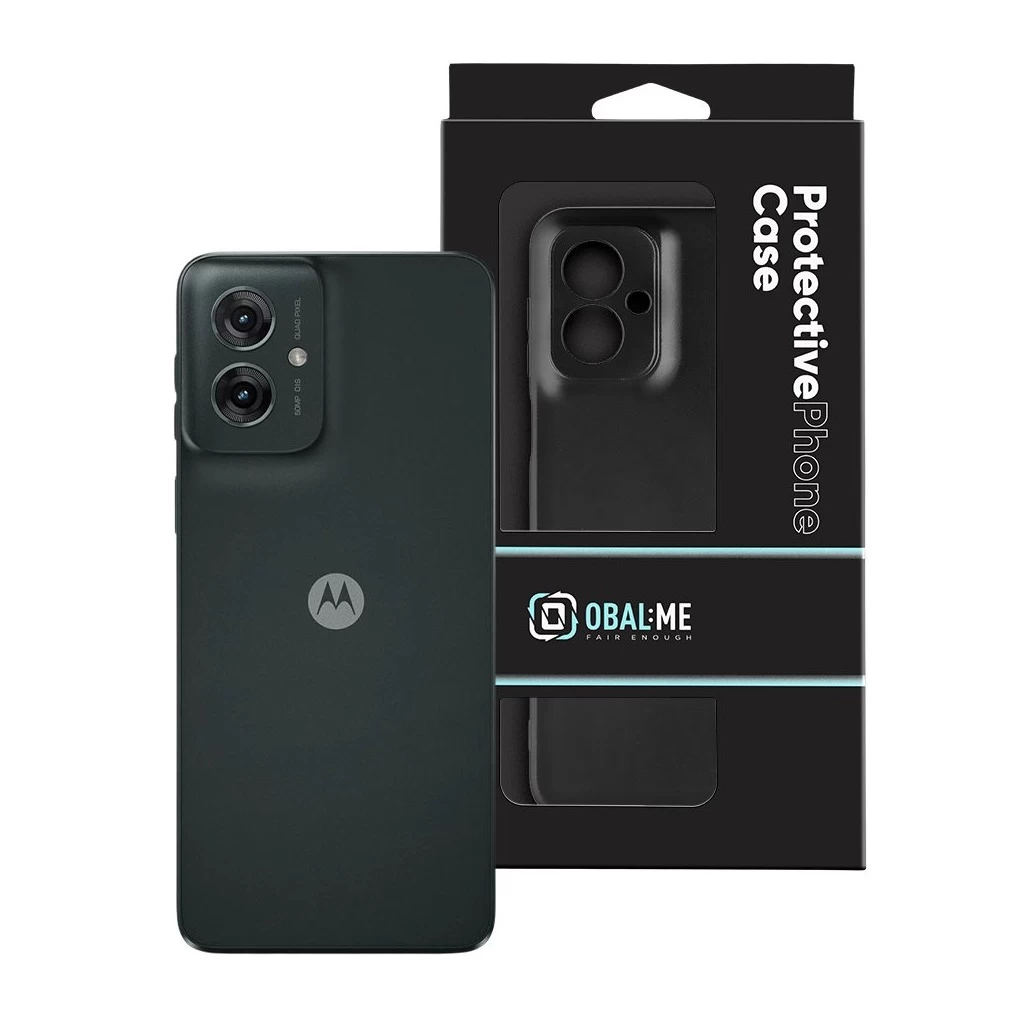 OBAL:ME Matte TPU tok Motorola G55 készülékhez fekete