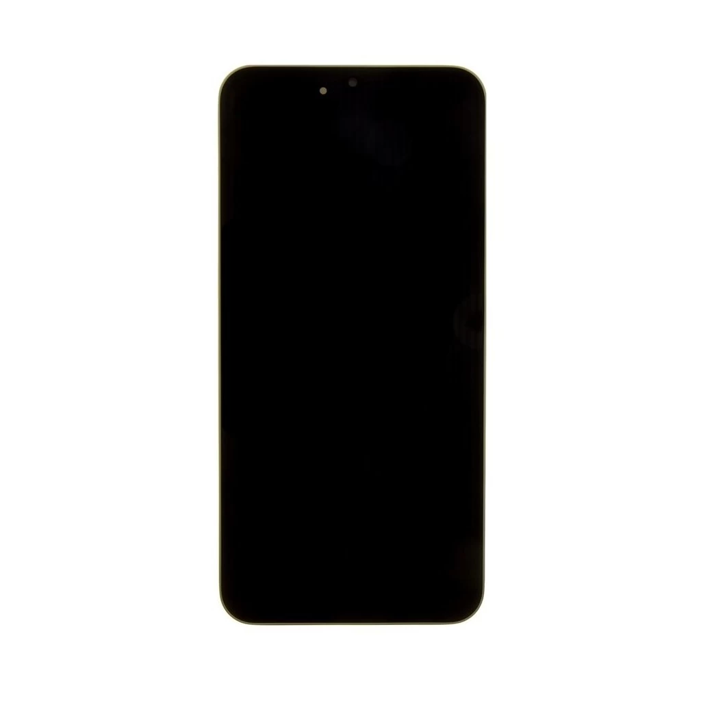 LCD kijelző + érintő egység + elejltok Samsung A346B Galaxy A34 5G készülékhez Awesome Lime (Service Pack)