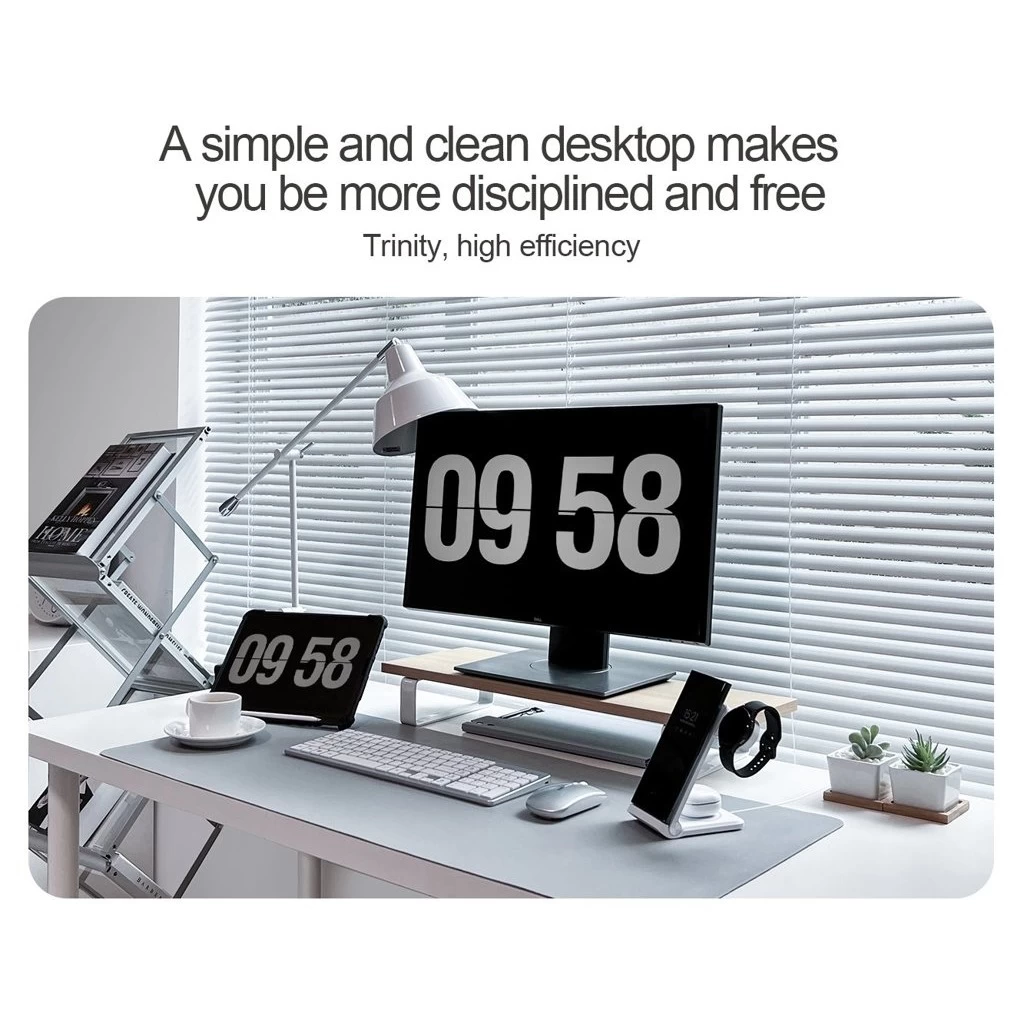 Nillkin PowerTrio 3in1 vezeték nélküli töltő Huawei Watch készülékhez fehér