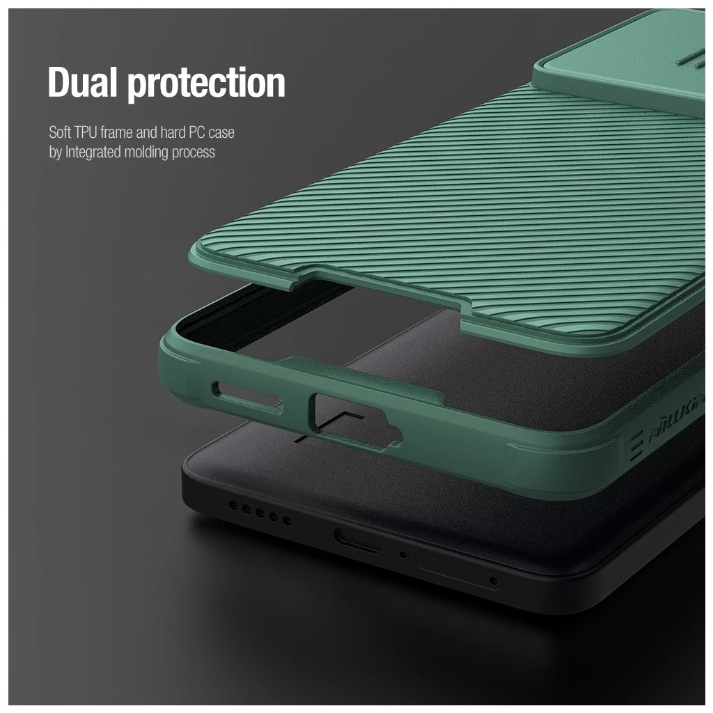 Nillkin CamShield PRO kemény tok Poco F6 készülékhez fekete