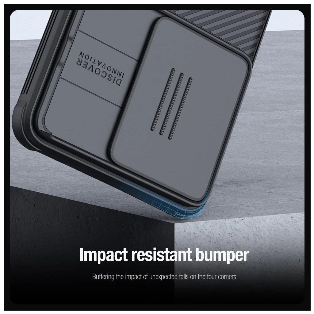 Nillkin CamShield PRO kemény tok Poco F6 készülékhez fekete