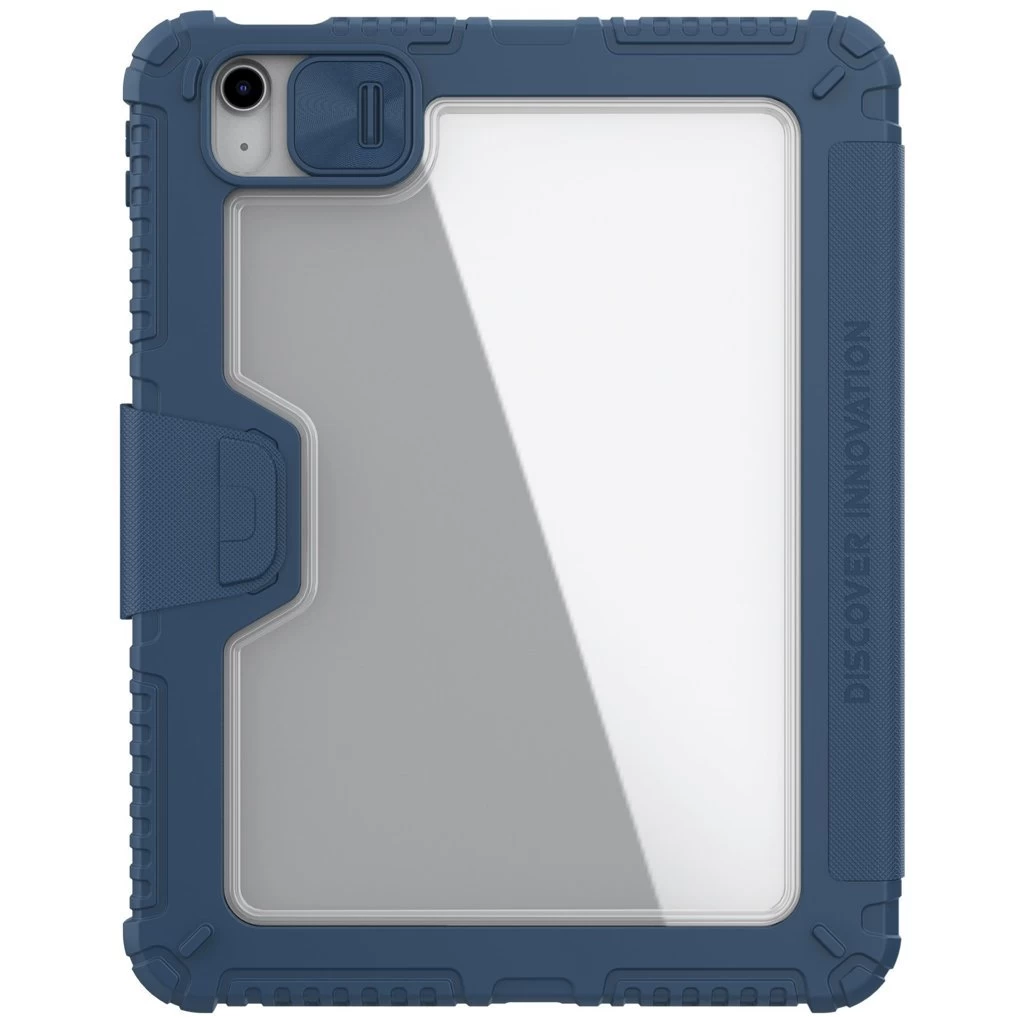 Nillkin Bumper PRO védőtok állvánnyal iPad 10.9 2022/11 2025 készülékhez zafírkék