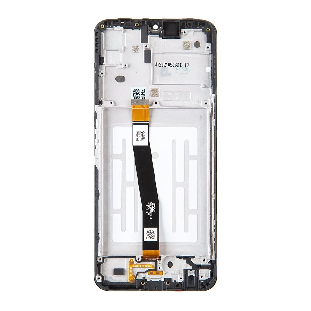 LCD kijelző + érintő egység Samsung A226 Galaxy A22 5G készülékhez fekete (Service Pack)