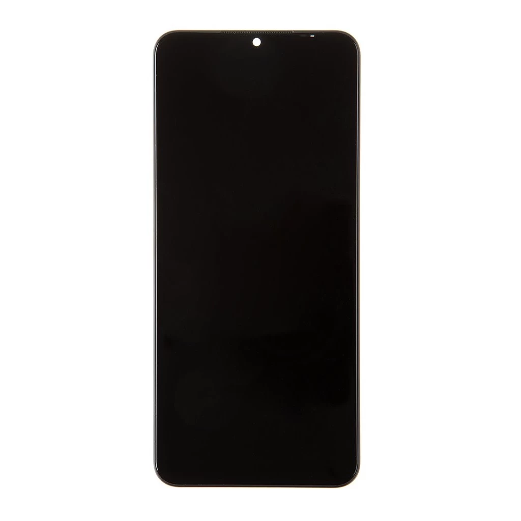 LCD kijelző + érintő egység Samsung A226 Galaxy A22 5G készülékhez fekete (Service Pack)