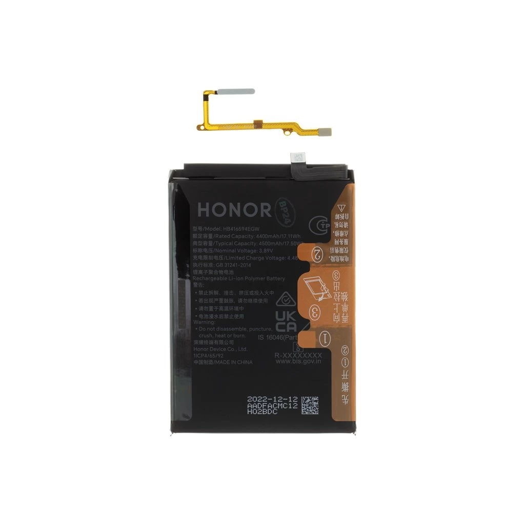 HB416594EGW Honor akkumulátor 4500mAh Li-Pol + Fingerprint titán ezüst (Service Pack)