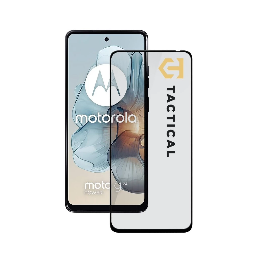 Tactical Glass Shield 5D Motorola G24 Power készülékhez fekete