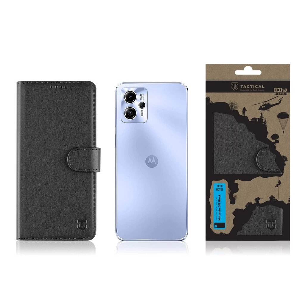 Tactical Field Notes Motorola G13 készülékhez tok fekete