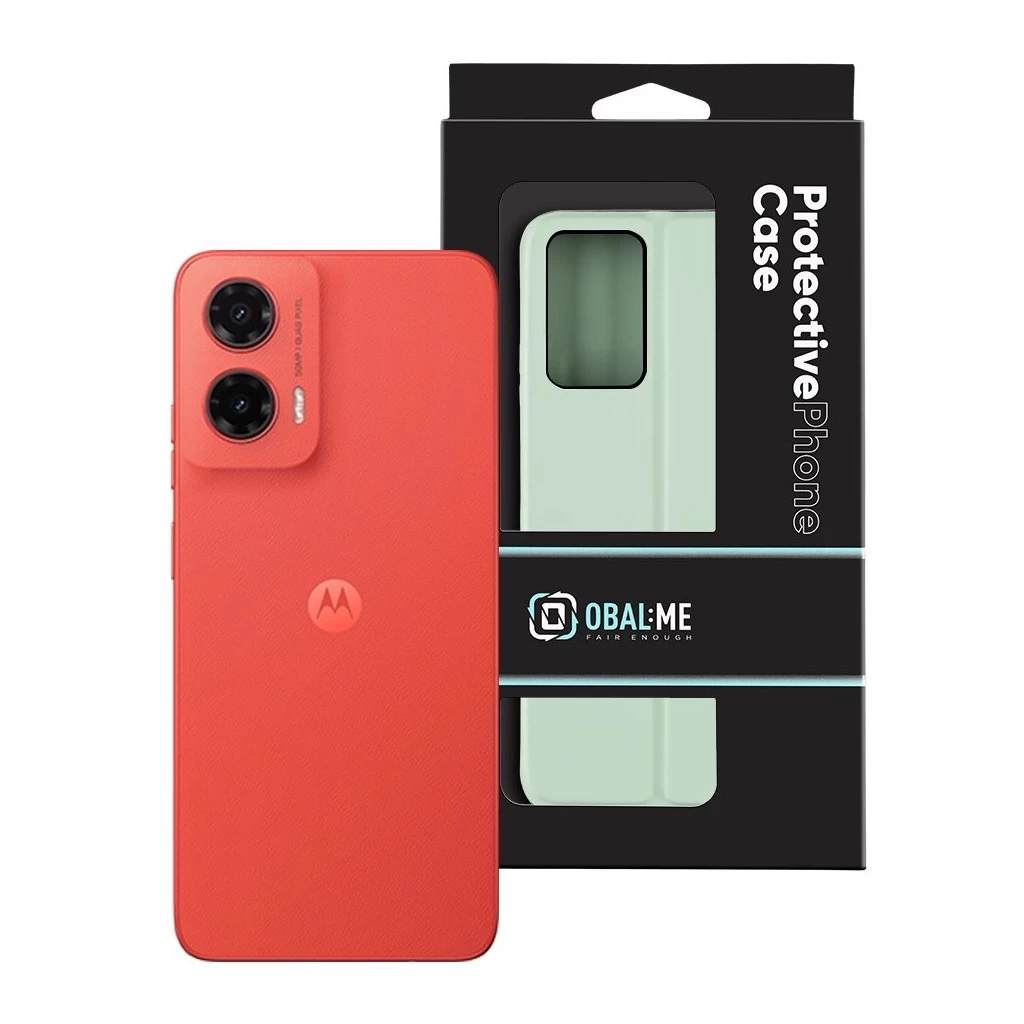 OBAL:ME SmoothTouch tok Motorola G35 készülékhez mentazöld