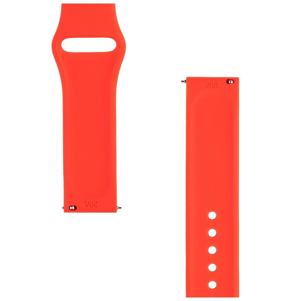 Tactical 854 szilikon szíj 20mm piros