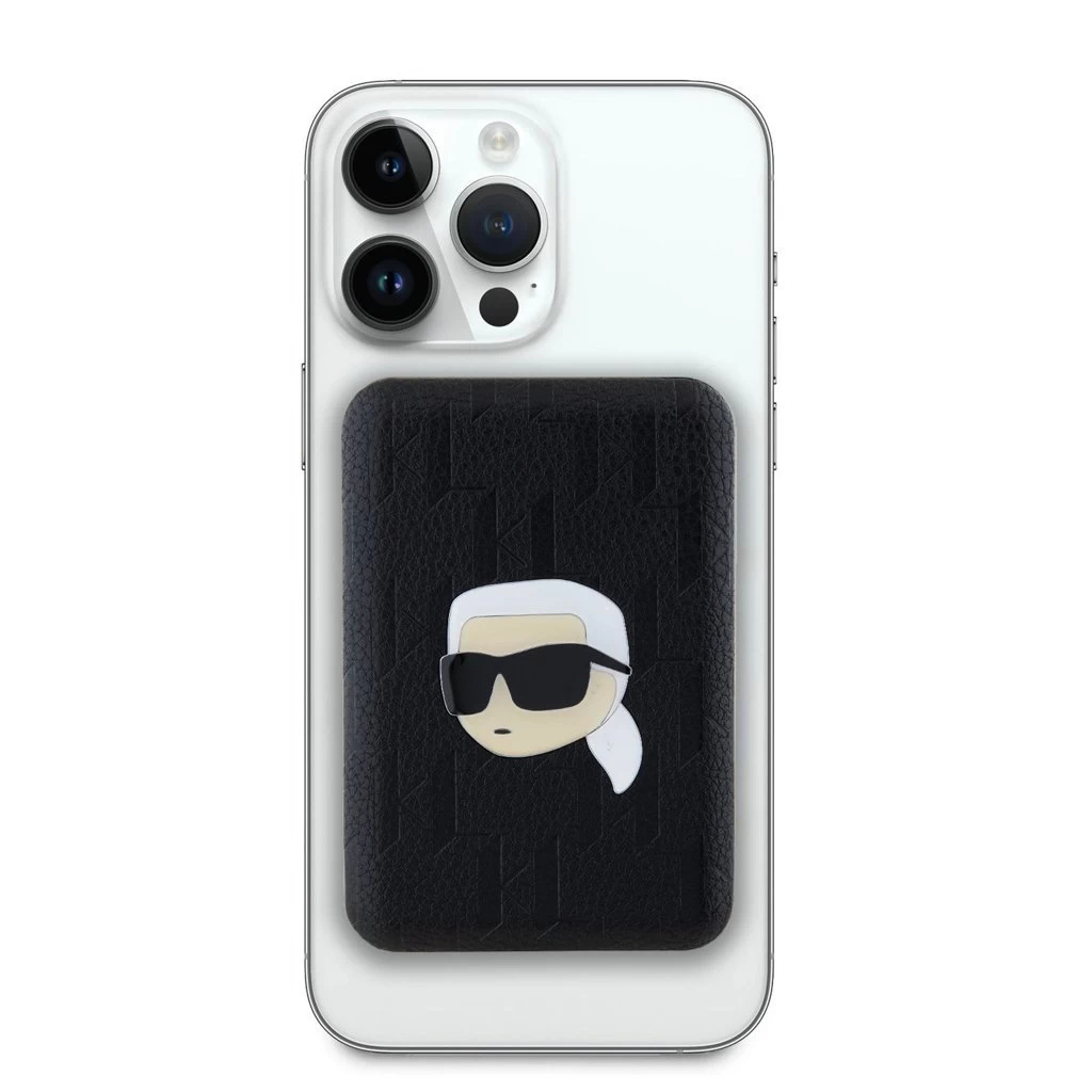 Karl Lagerfeld Embossed Karl Head MagSafe Powerbank 5000mAh fekete