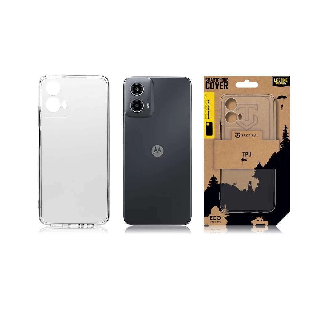 Tactical TPU tok Motorola G34 készülékhez átlátszó