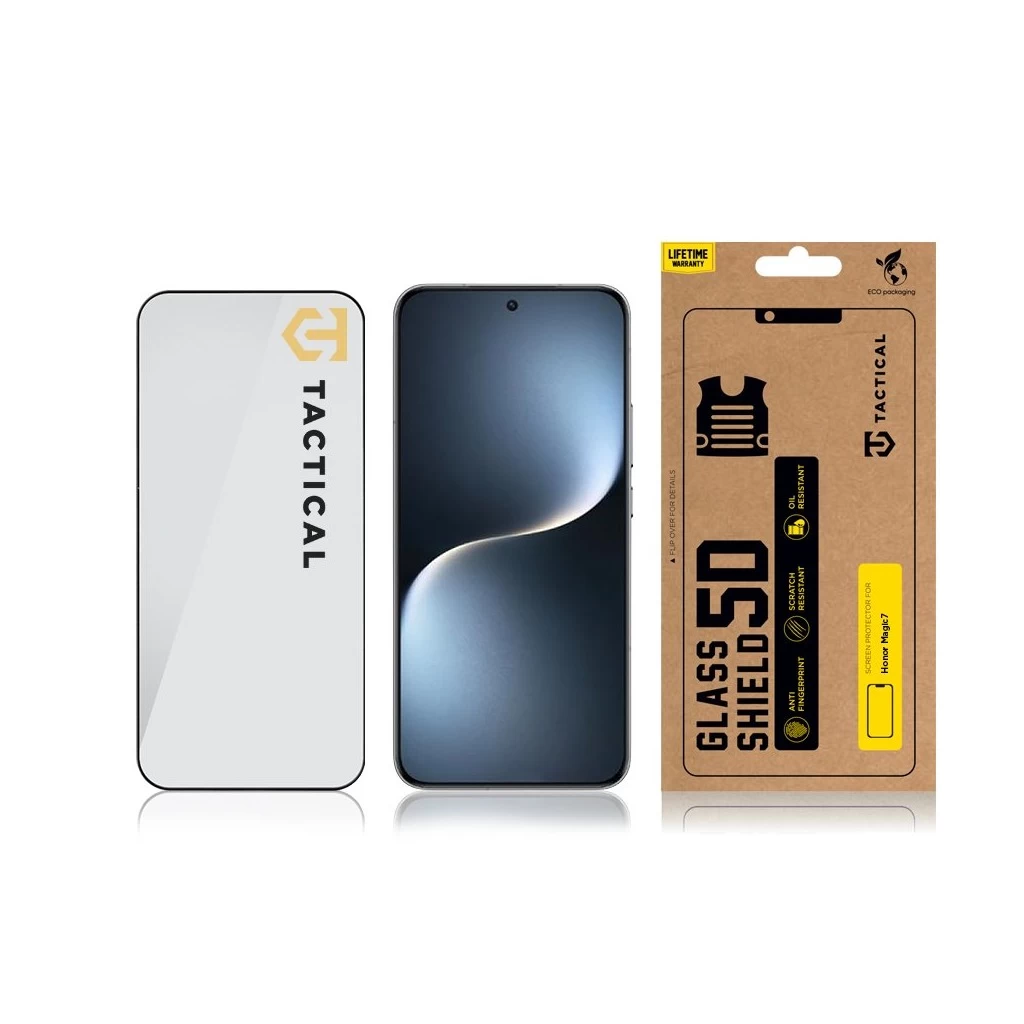 Tactical Glass Shield 5D for Honor Magic7 készülékhez fekete
