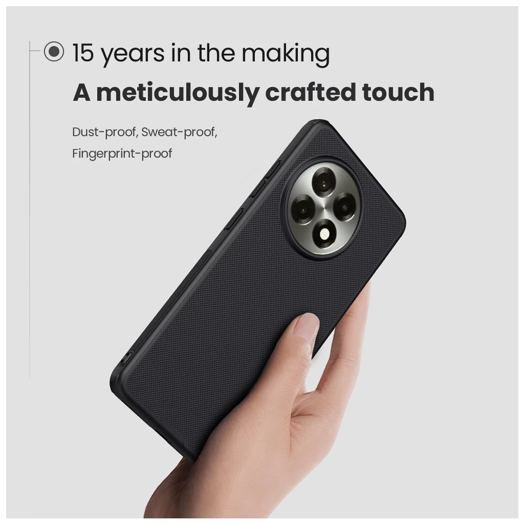 Nillkin Super Frosted PRO hátlaptok for OnePlus 13R készülékhez fekete