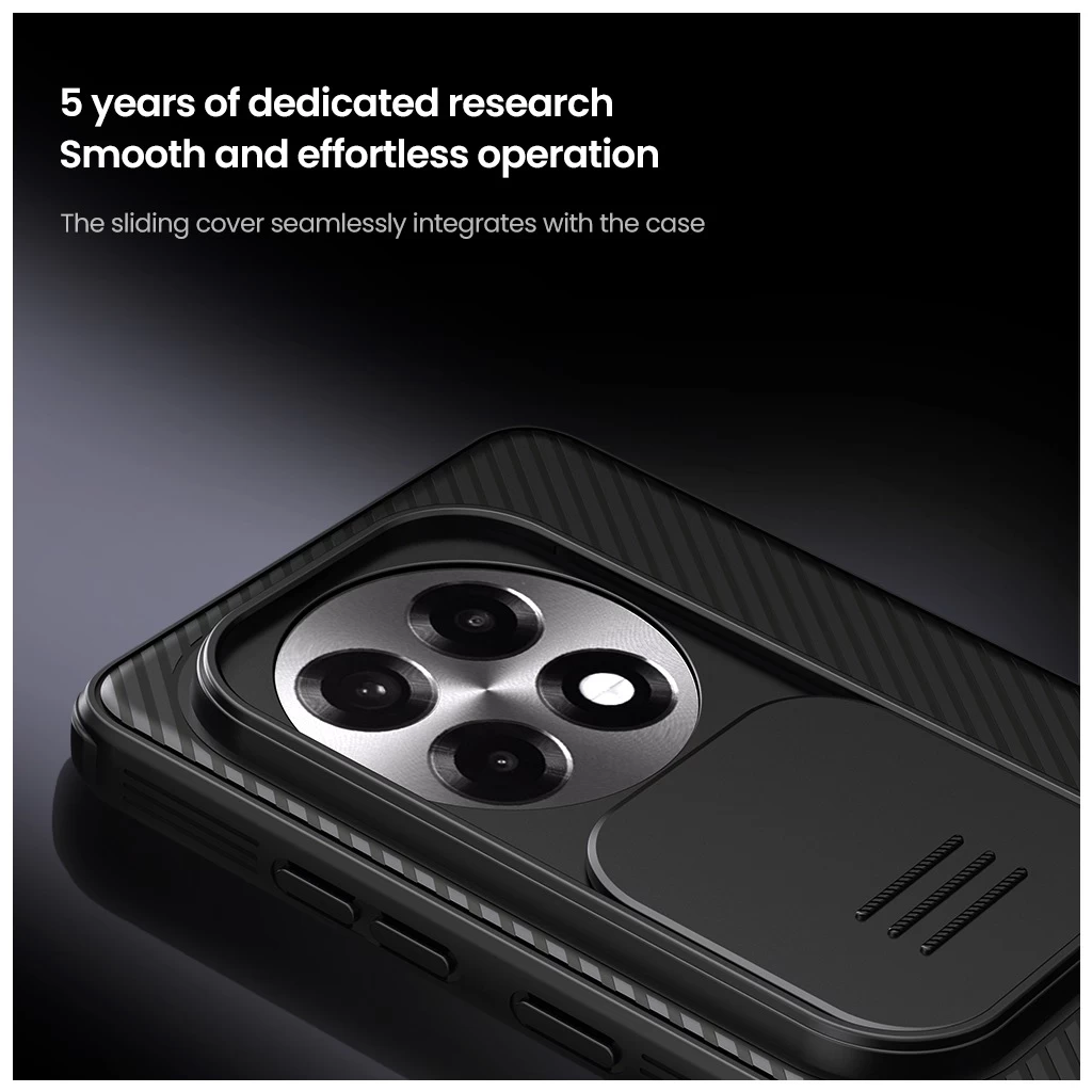 Nillkin CamShield PRO kemény tok OnePlus 13R készülékhez fekete