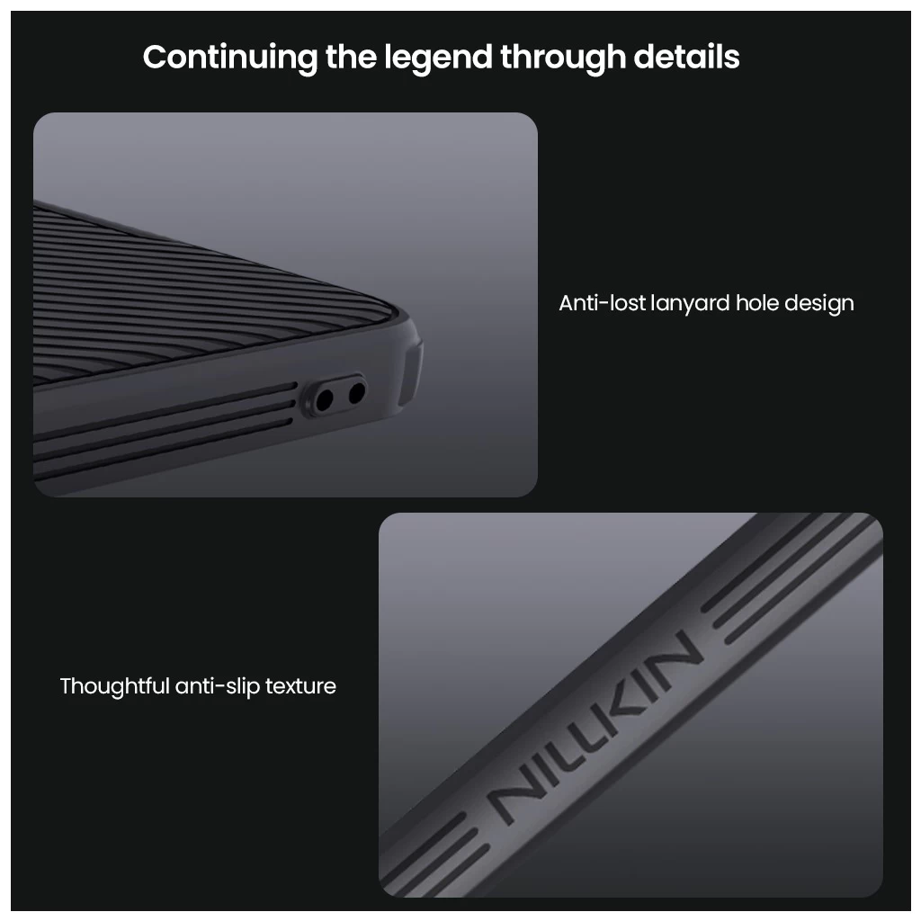 Nillkin CamShield PRO kemény tok OnePlus 13R készülékhez fekete