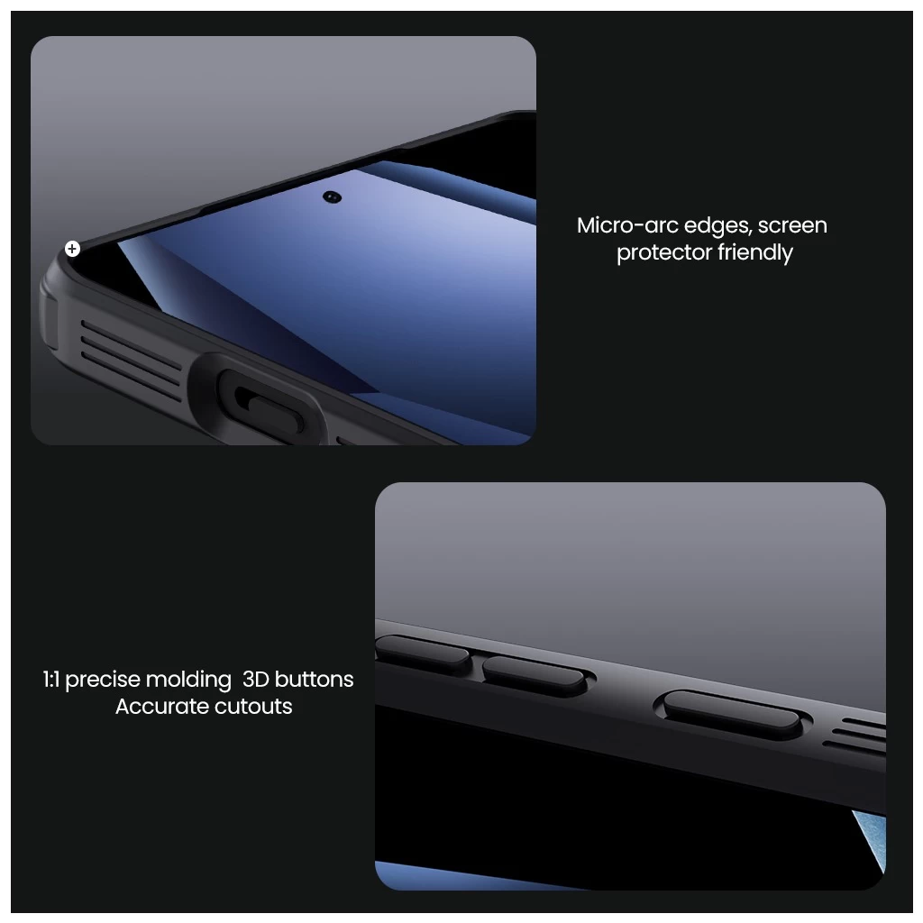 Nillkin CamShield PRO kemény tok OnePlus 13R készülékhez fekete