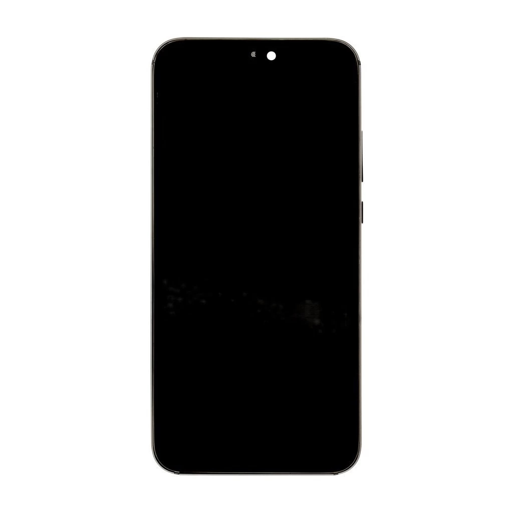 LCD kijelző + érintőpanel + előüveg Huawei P20 Lite készülékhez fekete (No Logo)