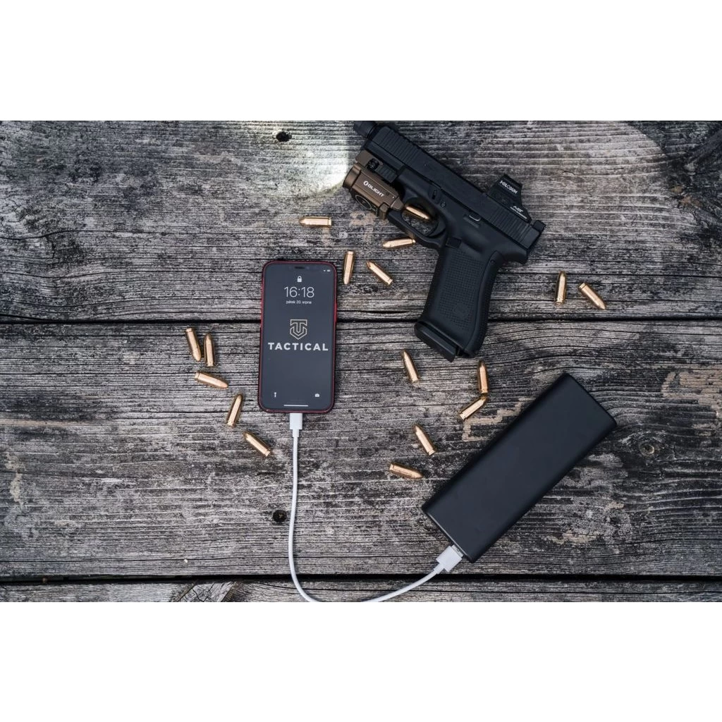 Tactical Smooth Thread kábel USB-C/Lightning 0.3m fehér