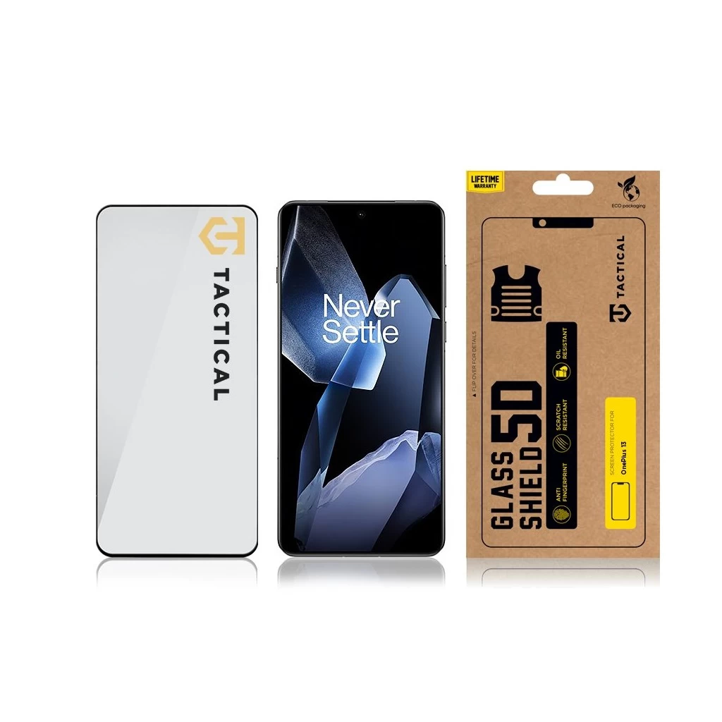 Tactical Glass Shield 5D OnePlus 13 készülékhez fekete