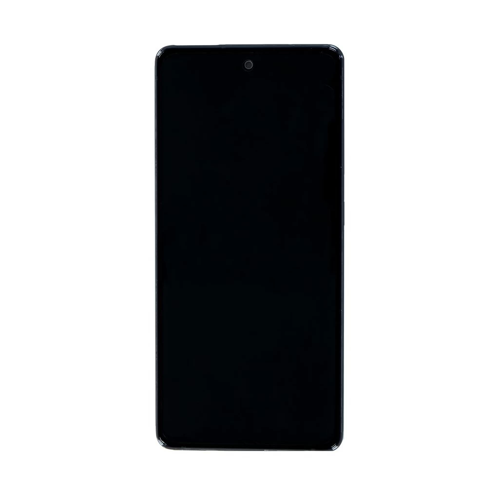LCD kijelző + érintős egység + előtok Samsung G780 4G Galaxy S20 FE készülékhez Cloud Navy (Service Pack)