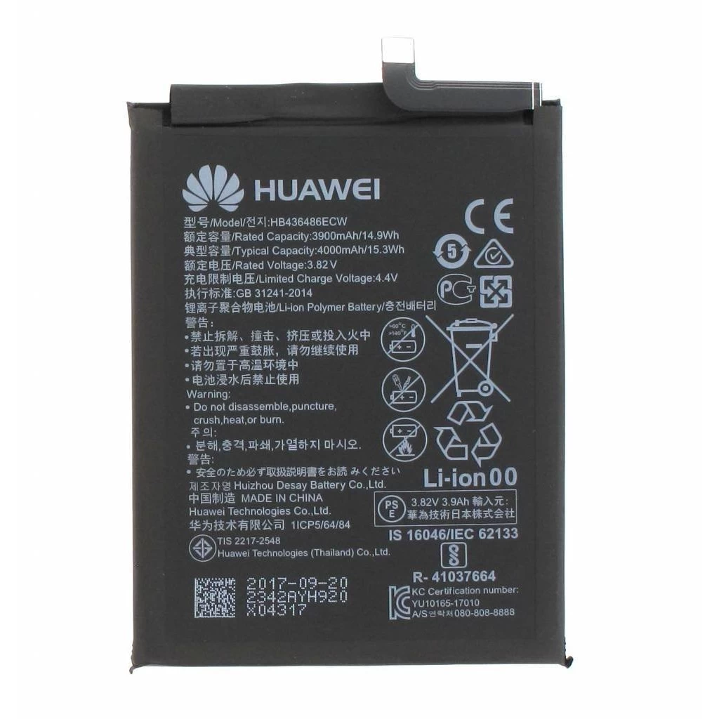 HB436486ECW Huawei akkumulátor 3900mAh Li-Pol (Service Pack)