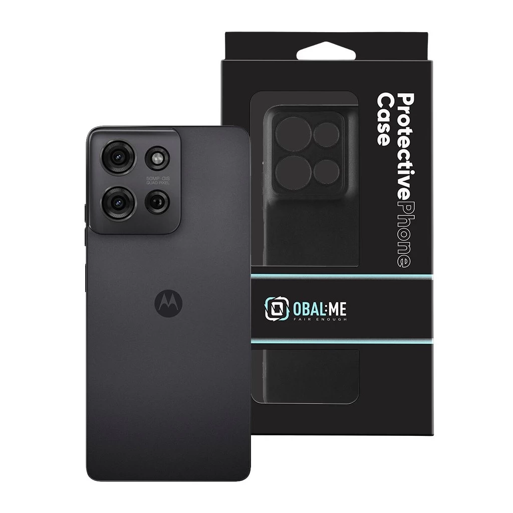 OBAL:ME Matte TPU tok Motorola G75 készülékhez fekete