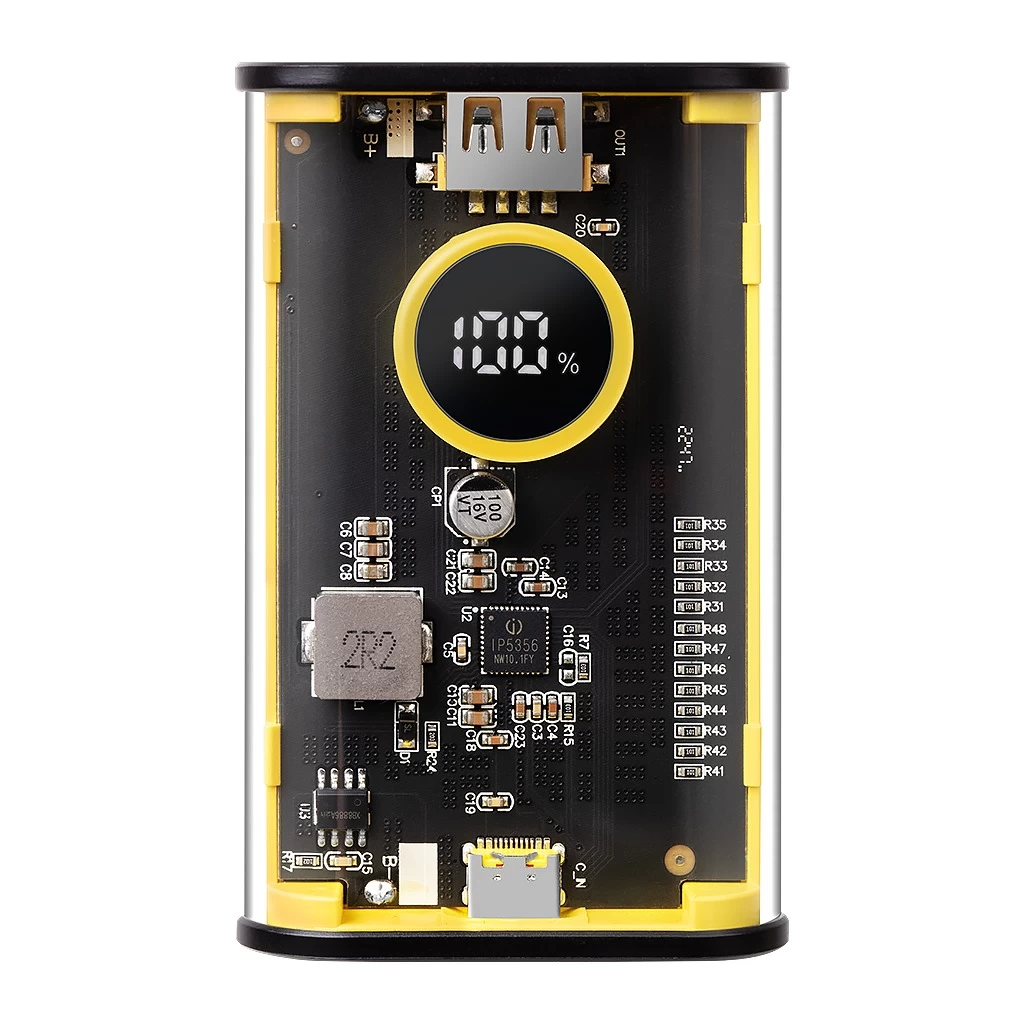 Tactical C4 Explosive power bank 9600mAh sárga