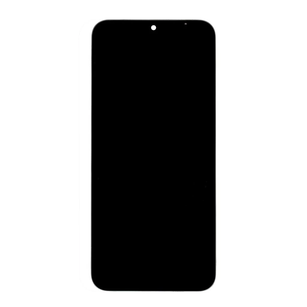 LCD kijelző + érintőegység Samsung M146B Galaxy M14 5G készülékhez fekete (Service Pack)