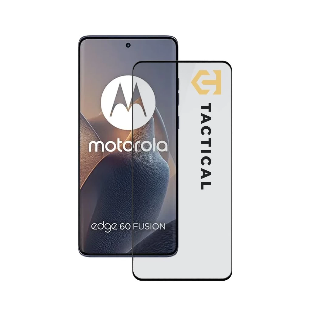 Tactical Glass Shield 5D Motorola Edge 60 Fusion készülékhez fekete